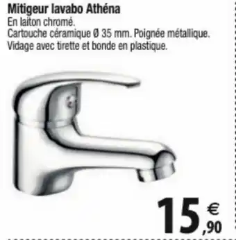 Tridôme Mitigeur lavabo Athéna offre