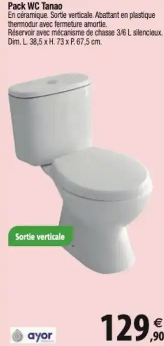 Pack WC Tanao