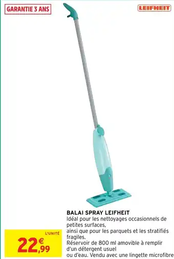 Intermarché Hyper BALAI SPRAY LEIFHEIT offre