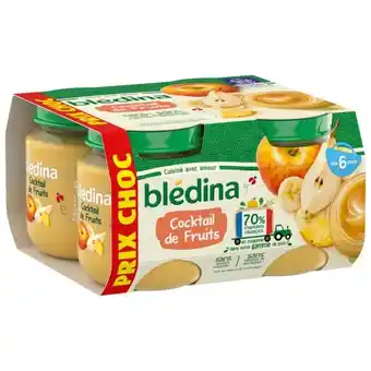 Auchan Pots de fruits blédina offre