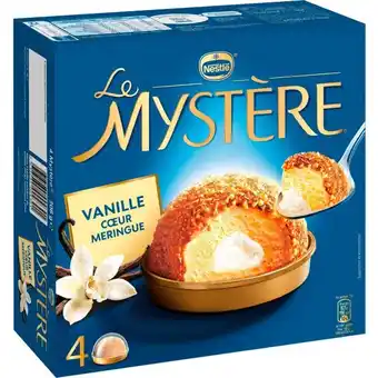 Auchan Dôme glacé le mystère original vanille meringue nestlé offre