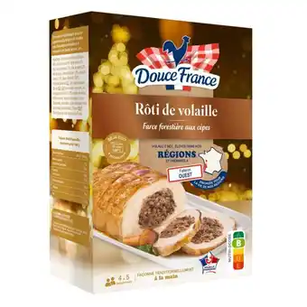 Auchan Rôti de volaille farci douce france offre