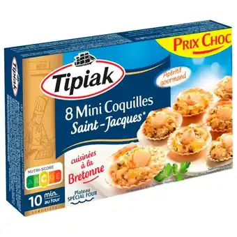 Auchan Mini coquilles saint-jacques à la bretonne tipiak offre