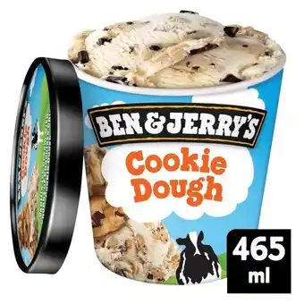 Auchan Pot de glace cookie dough ben&jerry's offre