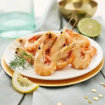 Auchan Crevettes entières cuites réfrigérées offre