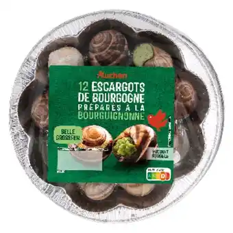 Auchan Escargots de bourgogne surgelés auchan offre