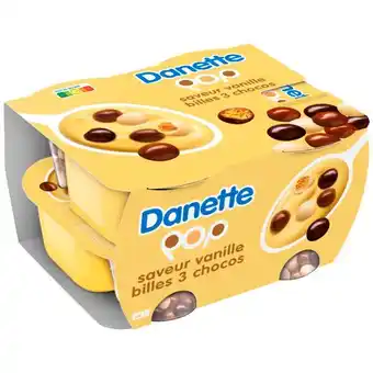 Auchan Danette pop vanille offre