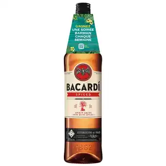 Auchan Rhum bacardi spiced offre