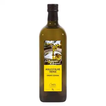 Auchan Huile d'olive vierge le rameau d'argent offre