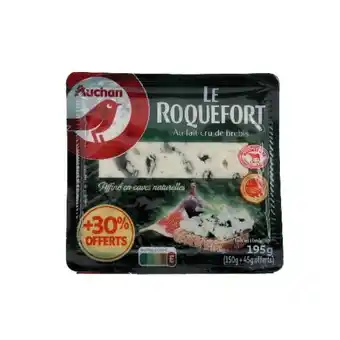 Auchan Roquefort aop auchan offre