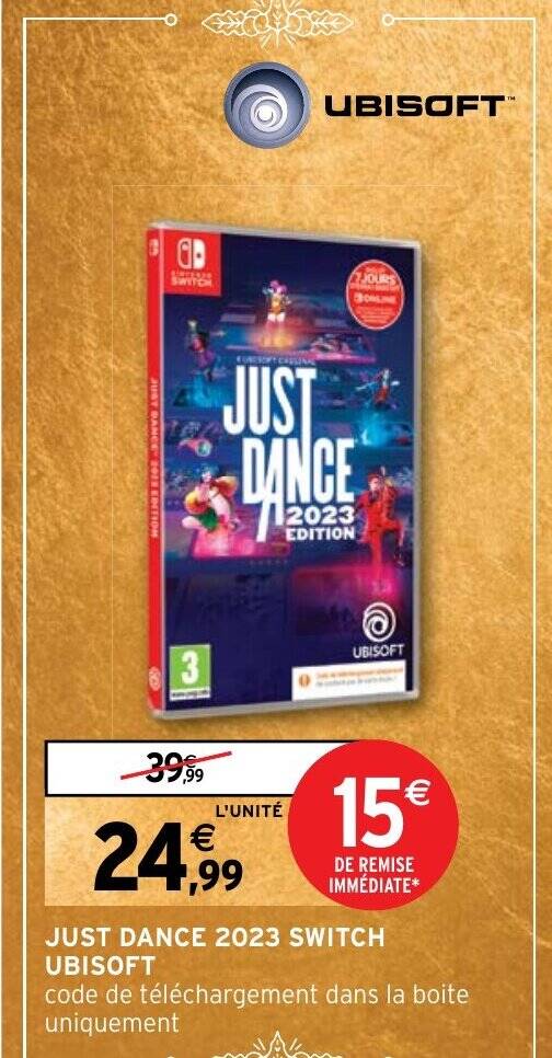 Promo JUST DANCE 2023 SWITCH UBISOFT chez Intermarché Hyper