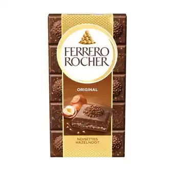 Auchan Tablettes rocher lait noisettes ferrero offre