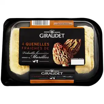 Quenelles volailles fermieres morilles giraudet