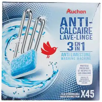 Auchan Pastilles anticalcaire lave linge auchan offre
