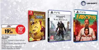 Intermarché Hyper JEU VIDÉO UBISOFT offre