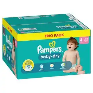 Auchan Changes baby dry géant pampers offre