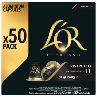 Auchan Capsules café ristretto l'or offre