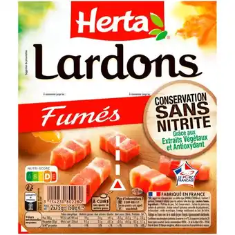Auchan Lardons herta offre