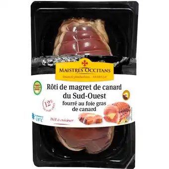 Auchan Rôti de magret de canard du sud-ouest surgelé maistres occitans offre