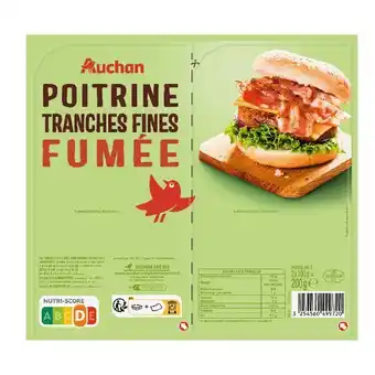 Auchan Poitrine fumée auchan offre