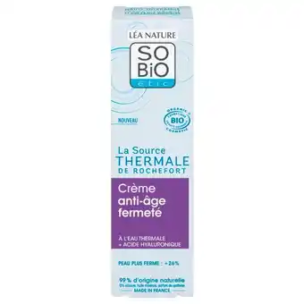 Auchan 50% de remise immediate sur la gamme so bio thermal offre