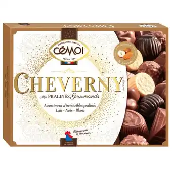 Auchan 50% de remise immédiate sur le 2ème au choix sur la gamme cheverny cémoi offre