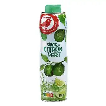 Auchan Sirop de citron vert auchan offre