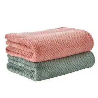 Auchan Plaid effet nid d'abeille actuel offre