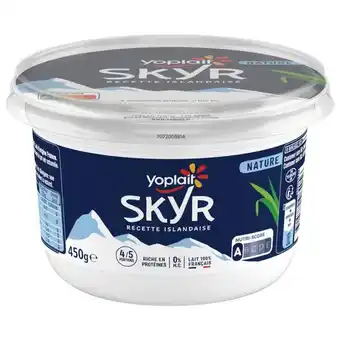 Auchan 50% de remise immédiate sur le 2ème au choix sur la gamme skyr yoplait offre