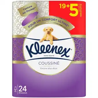 Auchan Papier toilette coussiné kleenex offre