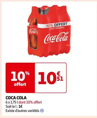 Auchan Supermarché Coca cola coca cola offre