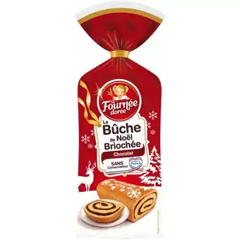 Auchan Bûche de noël la fournée dorée offre