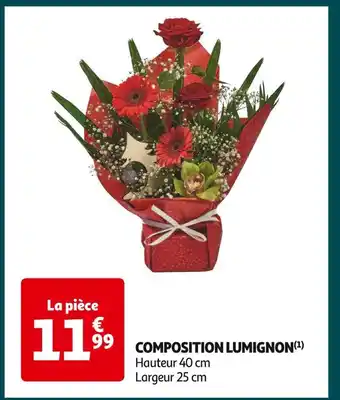 Auchan Supermarché Composition lumignon offre