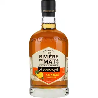 Auchan Rhum arrangé rivière du mât ananas caramélisé offre