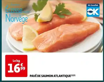 Auchan Supermarché Mr goodfish pavé de saumon atlantique offre