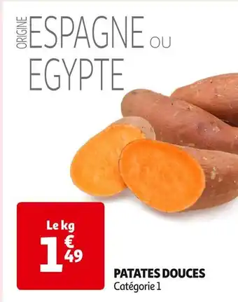 Auchan Supermarché Patates douces offre