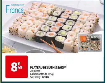 Auchan Supermarché Plateau de sushis saiji offre