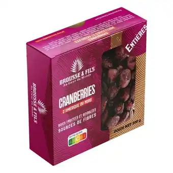 Auchan Cranberries brousse & fils offre