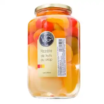 Auchan Macedoine de fruits au sirop vergers de gascogne offre