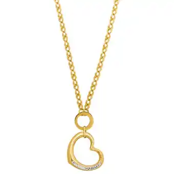 Auchan Collier or 375 millièmes et cristaux offre