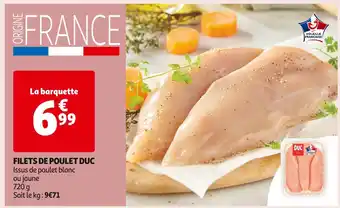 Auchan Supermarché Duc filets de poulet offre