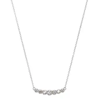 Auchan Collier argent et oxydes de zirconium offre