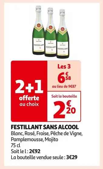 Auchan Supermarché Festillant sans alcool offre