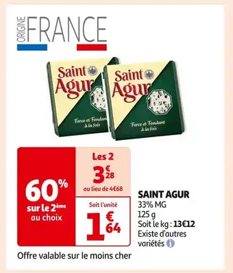 Auchan Supermarché Saint agur offre