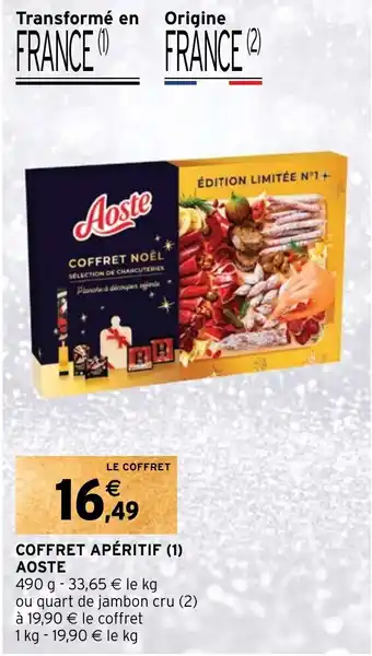 Intermarché Hyper COFFRET APÉRITIF (1) AOSTE offre