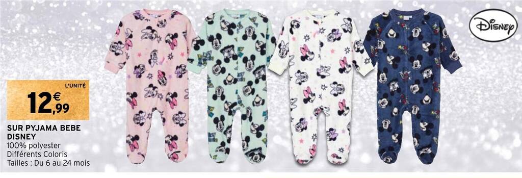 Pyjama bébé disney hot sale