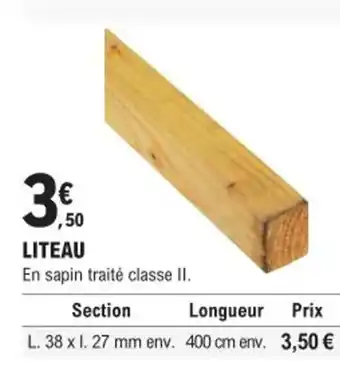 E.Leclerc Brico LITEAU offre