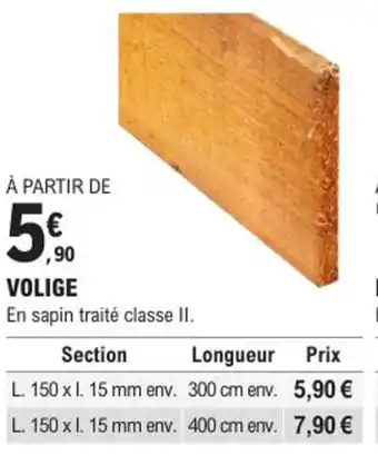 E.Leclerc Brico VOLIGE offre