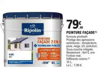 E.Leclerc Brico PEINTURE FAÇADE offre