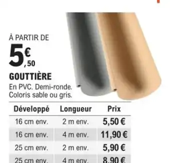 E.Leclerc Brico GOUTTIÈRE offre